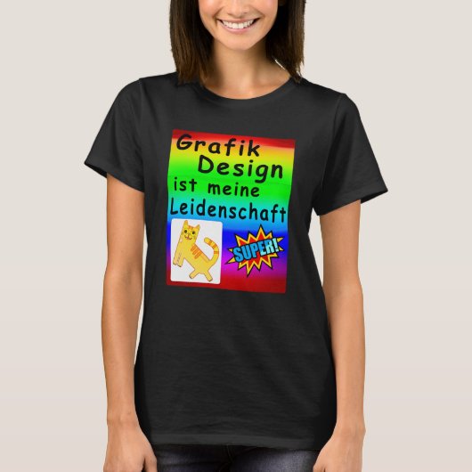 Grafische ontwerper Gezegden Witty artiest T-shirt (Voorkant)