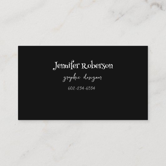 Grafische ontwerper Illustratie Grafiek Handvlak Visitekaartje (Achterkant)