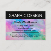 Grafische ontwerper Moderne Visitekaartjes (Voorkant)