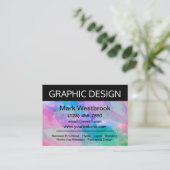 Grafische ontwerper Moderne Visitekaartjes (Staand voorkant)