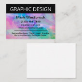 Grafische ontwerper Moderne Visitekaartjes (Voorkant / Achterkant)