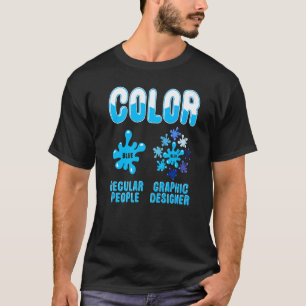 Grafische ontwerper t-shirt