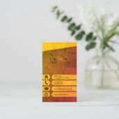 Grafische ontwerper visitekaartje (Staand voorkant)