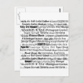 Grafische ontwerpers dromen briefkaart (Voorkant / Achterkant)