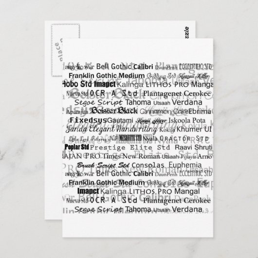 Grafische ontwerpers dromen briefkaart (Voorkant / Achterkant)