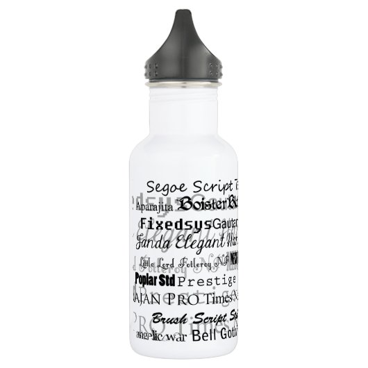 Grafische ontwerpers dromen waterfles  (Links)