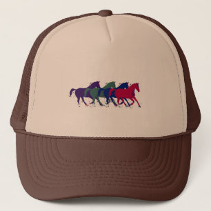 grafische paarden die trucker pet