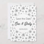 Grafische pioenen. kaart (Voorkant)