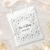 Grafische pioenrozen. bedankzakje (Geknipt)