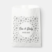 Grafische pioenrozen. bedankzakje (Voorkant)