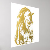 Grafische potlood voor paarden, gouden kunst folie afdrukken (Laagn)