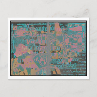 Grafische puinhoop feestdagenkaart