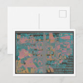 Grafische puinhoop feestdagenkaart (Voorkant / Achterkant)