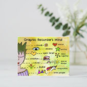 GRAFISCHE RECORDER BRIEFKAART (Staand voorkant)