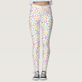 Grafische regenboog leggings (Voorkant)