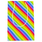Grafische regenboogstrepen, cadeautas (Voorkant)