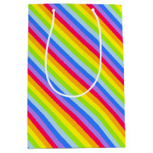 Grafische regenboogstrepen, cadeautas