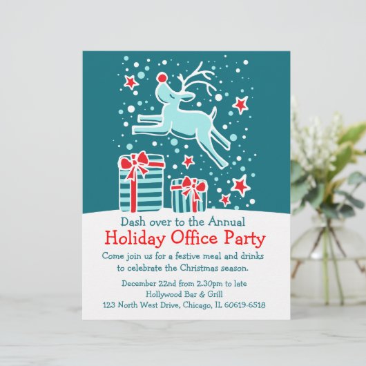 Grafische rendierheldere kantoor flyer briefhoofd (Staand voorkant)