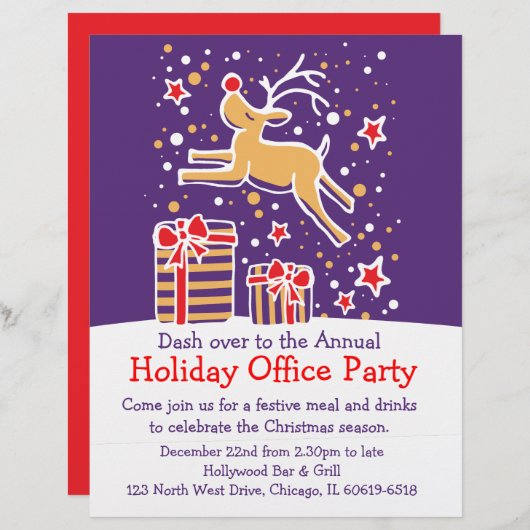 Grafische rendierheldere kantoor flyer briefhoofd (Voorkant / Achterkant)