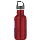 GRAFISCHE RODE QUILT BLOKKEN WATERFLES  (Achterkant)