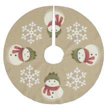 Grafische roestige sneeuwman sneeuwvlok grijs