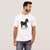 Grafische Save GORILLAS -Wildlife krijger - T-shirt (Voorkant volledig)