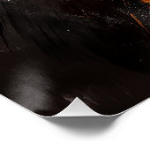 Grafische schedel met exploderende kleuren perfect poster (Hoek)