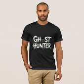 Grafische schedel van spookenjager t-shirt (Voorkant volledig)