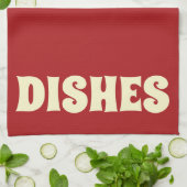 GRAFISCHE SCHIJVEN KITCHEN TOWEL THEEDOEK (Gevouwen)