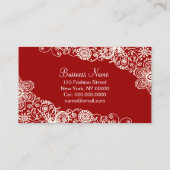 Grafische schoen - VERANDERINGSKLEUR Visitekaartje (Achterkant)