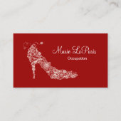 Grafische schoen - VERANDERINGSKLEUR Visitekaartje (Voorkant)