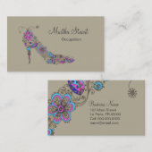 Grafische schoen - Visitekaartje (Voorkant / Achterkant)