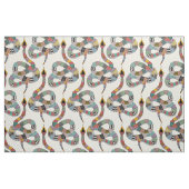 grafische slangencrème stof (Fat Quarter)