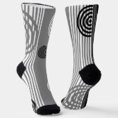 grafische sokken (Gebogen)