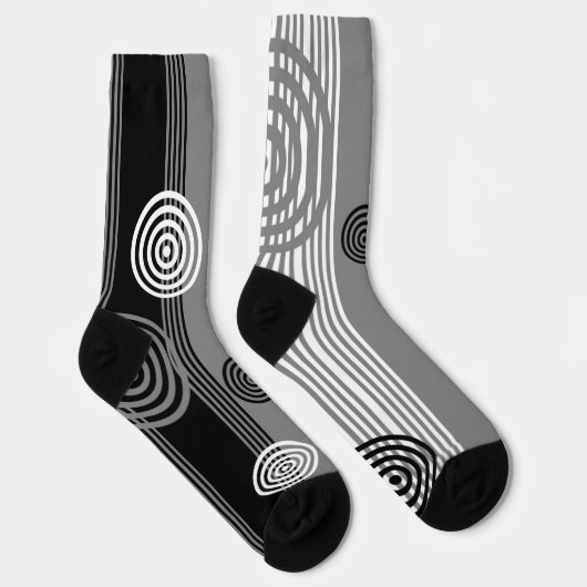 grafische sokken (Rechts)