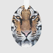 Grafische stijl Tiger Portret Ornament (achterkant)