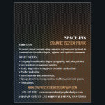 Grafische structuur, grafische vormgever Advertere Flyer<br><div class="desc">Grafische textuur,  Adverteren de grafische Ontwerper brochures door de opslag van het Visitekaartje.</div>