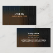 Grafische structuur, grafische vormgever visitekaartje (Voorkant / Achterkant)