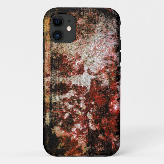 Grafische structuur van brick wall grunge Case-Mate iPhone case (Achterkant)