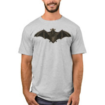 Grafische T-shirt met wezen van de nacht met vleug