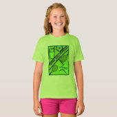 Grafische T-Shirt van Tennis Player (Voorkant volledig)