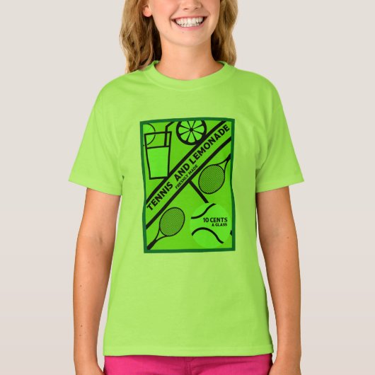 Grafische T-Shirt van Tennis Player (Voorkant)