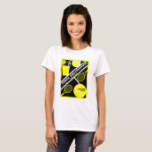 Grafische T-Shirt van Tennis Player (Voorkant volledig)