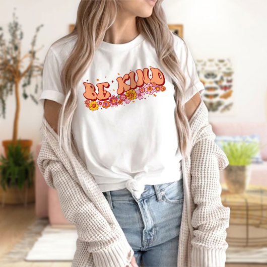 Grafische T - shirts voor vrouwen, wees aardig Shi