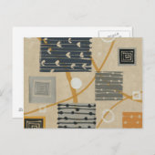 Grafische tegels briefkaart (Voorkant / Achterkant)