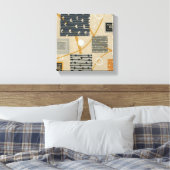 Grafische tegels canvas afdruk (Insitu (Slaapkamer))