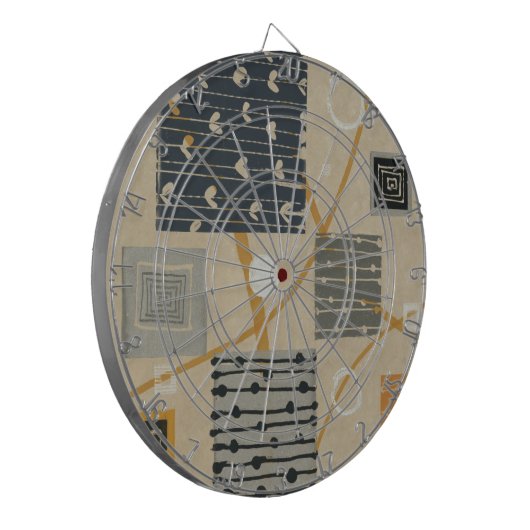 Grafische tegels dartbord (Voorkant Links)