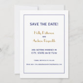 Grafische tekst LOVE - Blauw Kaart (Achterkant)