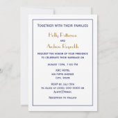 Grafische tekst LOVE - Blauw Kaart (Achterkant)