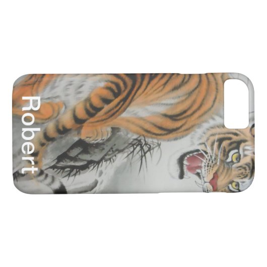 Grafische tiger Case-Mate iPhone case (Achterkant (Horizontaal))